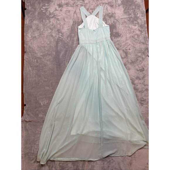 Lulu’s Women’s Small Mint Green Strappy Sleeveless Maxi Dress Long Formal - Picture 9 of 9
